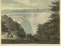 Беннетт Уильям Джеймс
Вид британской части водопада с Козьего острова. Лист из серии «Ниагарский водопад»
Нью-Йорк, 1829-1830
Бумага, акватинта, раскраска акварелью
50,2 х 59,5