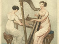 Америя Ноэль (?) по рисунку Максима Гаучи (?)
Музыка. Иллюстрация к произведению “De la part de Madame”
Лондон, 1810-е
Бумага, цветной пунктир
25,0 х 18,5