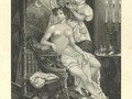 Х. Кардон по рисунку Максимилиана Пьера Кепфера
Вечерний туалет
Париж, 1830-е
Бумага, пунктир, резец, карандашная манера
44,5 х 34,2